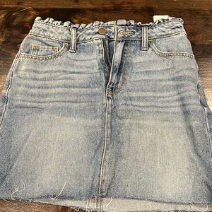 Hollister jean skirt